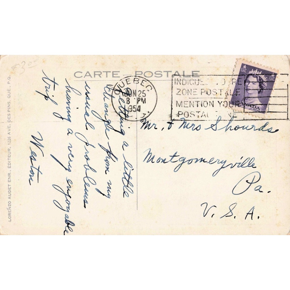 Quebec City QC Canada Parliament Building Le Parlement Vintage Postcard 10 - Picture 2 of 2